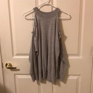 Top Shop Cold Shoulder Sweater